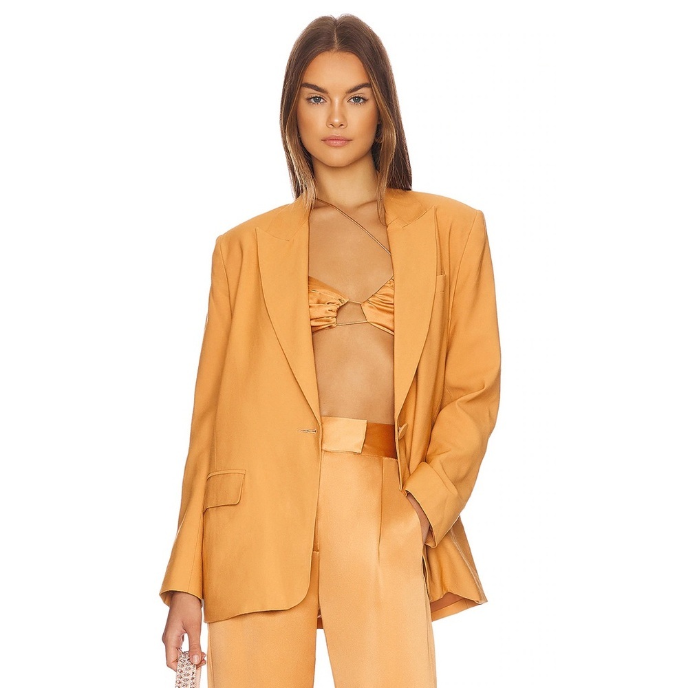 Women's Orange Blazer